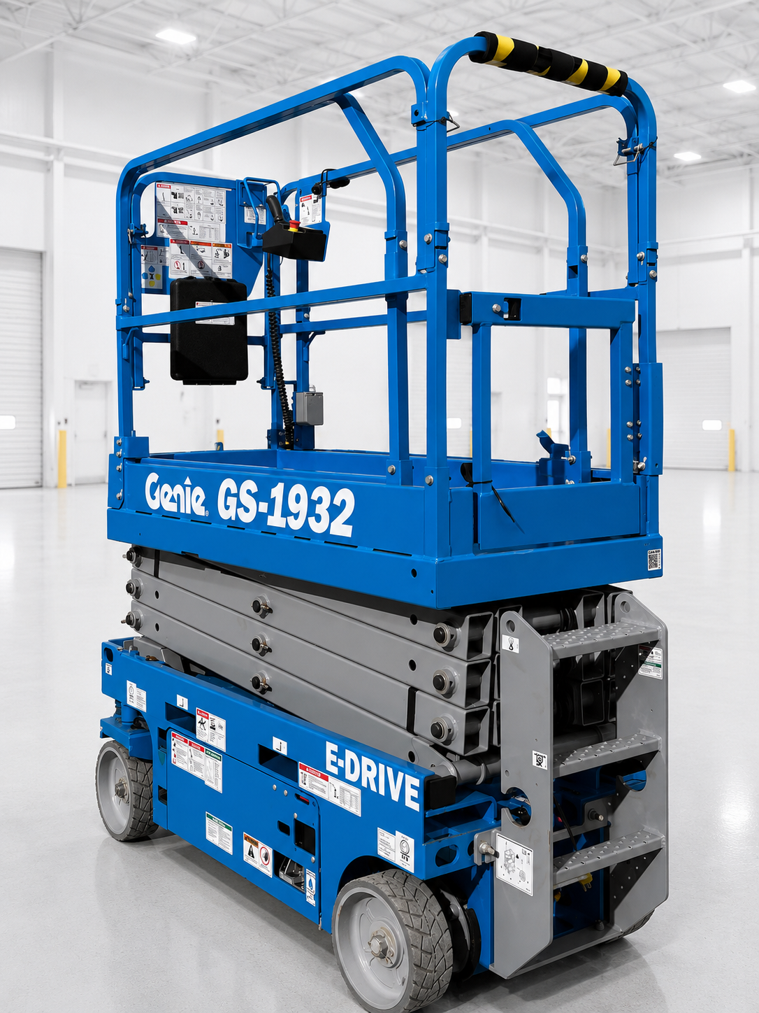 2026 Genie New 2026 GENIE GS-1932 Scissor Lift — 19 ft electric indoor scissor lift for sale — side profile